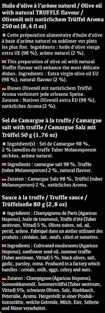 Coffret "mon retour du marché DIAMANT NOIR"