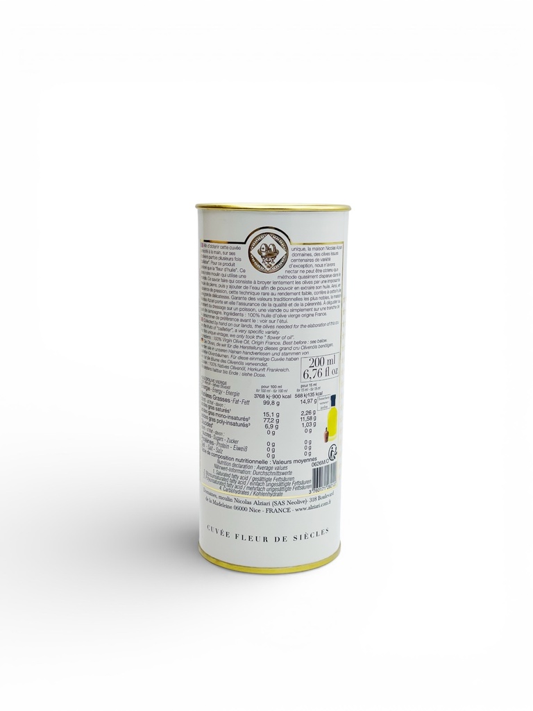 Cuvée Fleur de siecles 200 ml - Alziari