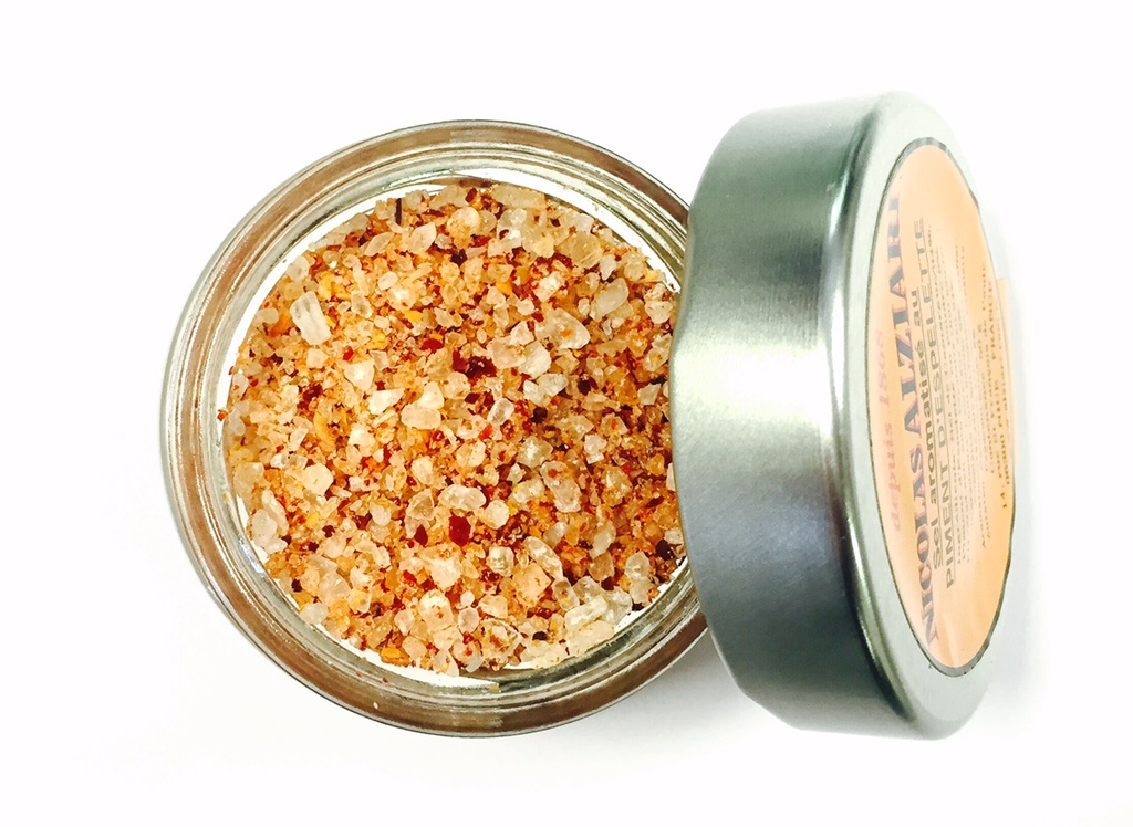 Sel de Camargue au Piment d'Espelette 6% - pot de 50 g
