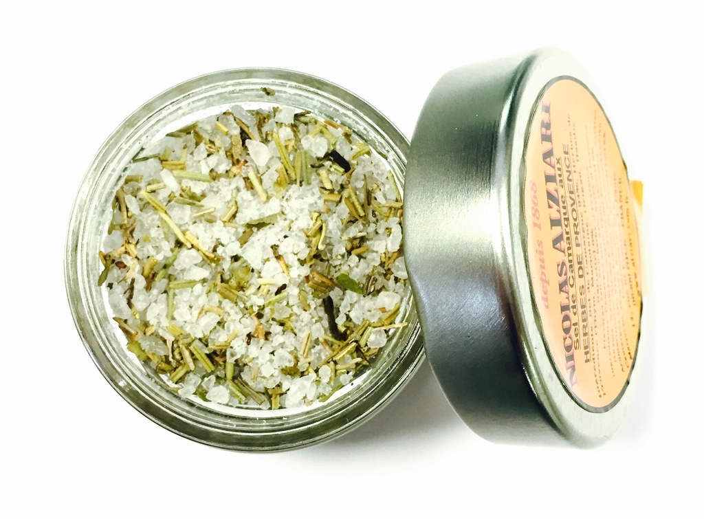 Sel de Camargue aux herbes de provence 6% - pot 50 g