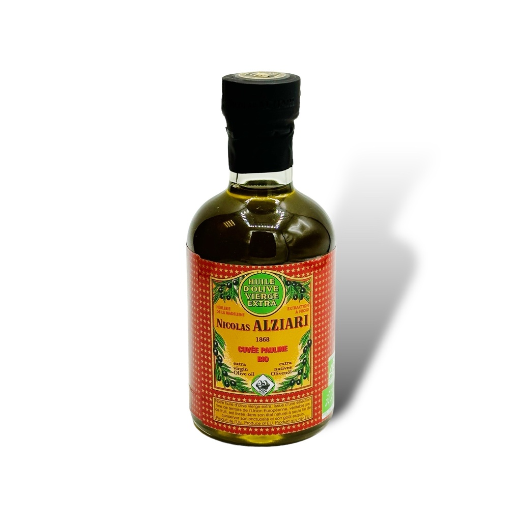 Huile d'olive cuvée Pauline 200 ml Bio* - Alziari