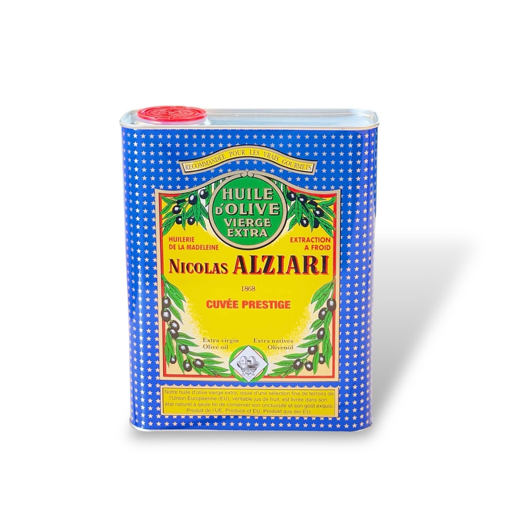 2L Kanister mild fruchtiges Olivenöl - Cuvée PRESTIGE - Alziari