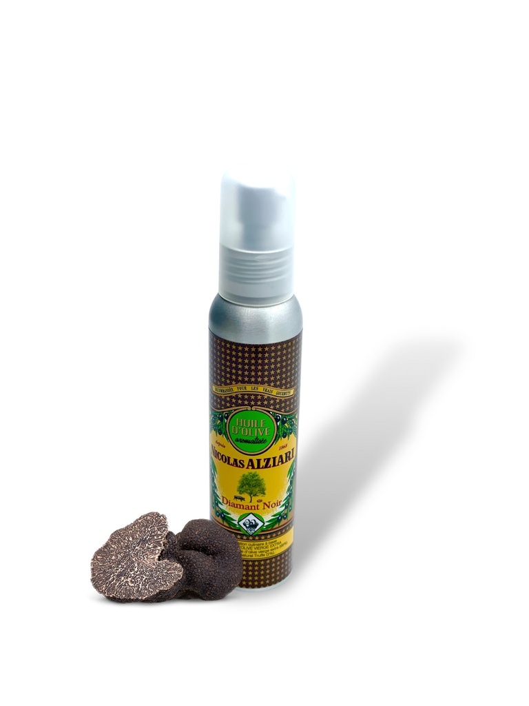 100ml Sprühflasche aromatisiertes Olivenöl Trüffel - Alziari