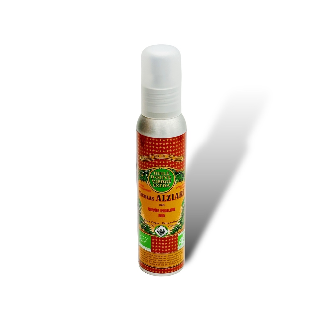 100ml flask pump Olive oil fruity and intense - Cuvée Pauline - ORGANIC* - Alziari 