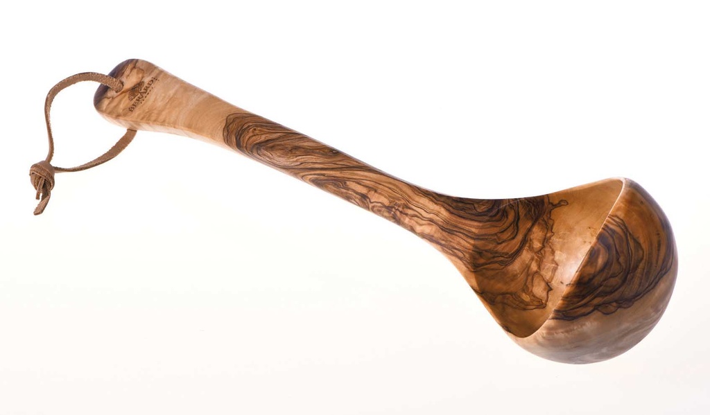 Louche GM en Bois d'olivier