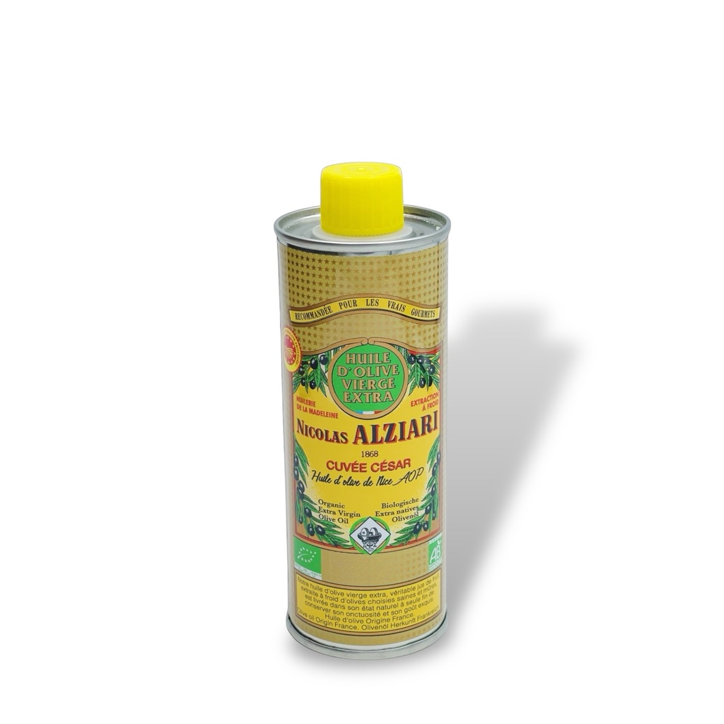 Bidon 250 ml huile d'olive cuvée Cesar AOP NICE Bio* - Alziari