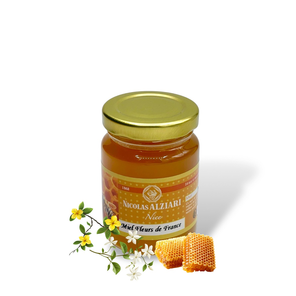 Miel de France Toutes fleurs 125 gr - Alziari