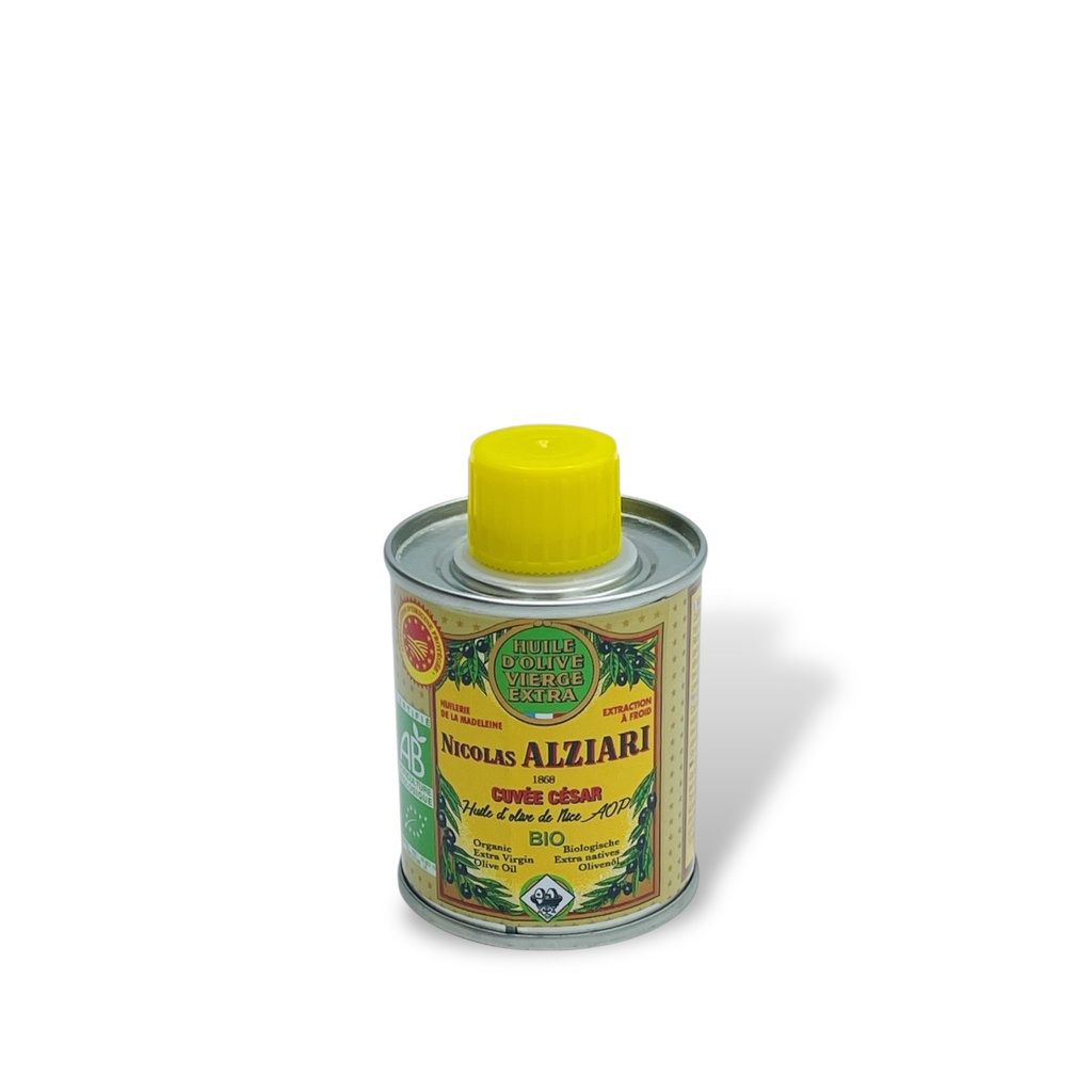 100ml tin extra virgin olive oil Cuvée César PDO Nice* - Alziari