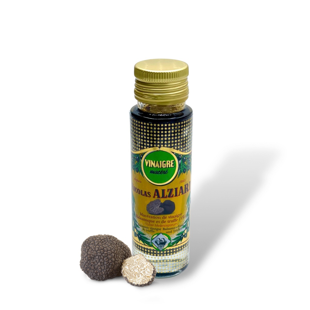 Préparation à  base de Vinaigre balsamique et d'arome naturel truffe 100 ml - Alziari