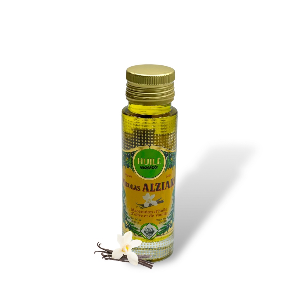 Huile d'olive macération VANILLE 100 ml - Alziari