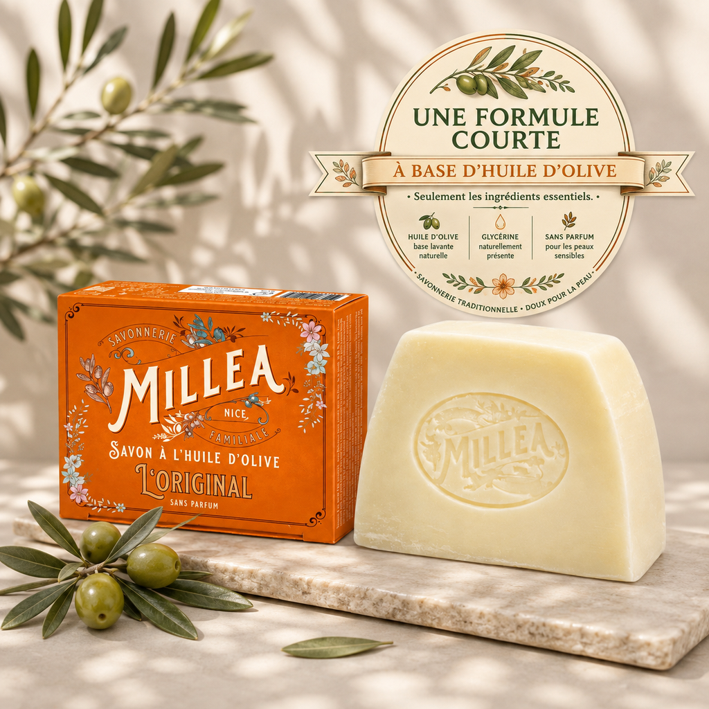 Olive oil soap 130 gr - the original - Millea