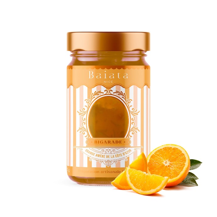 Fruit delight Bitter orange from Vallauris "Bigarade" 230 gr - Baiata