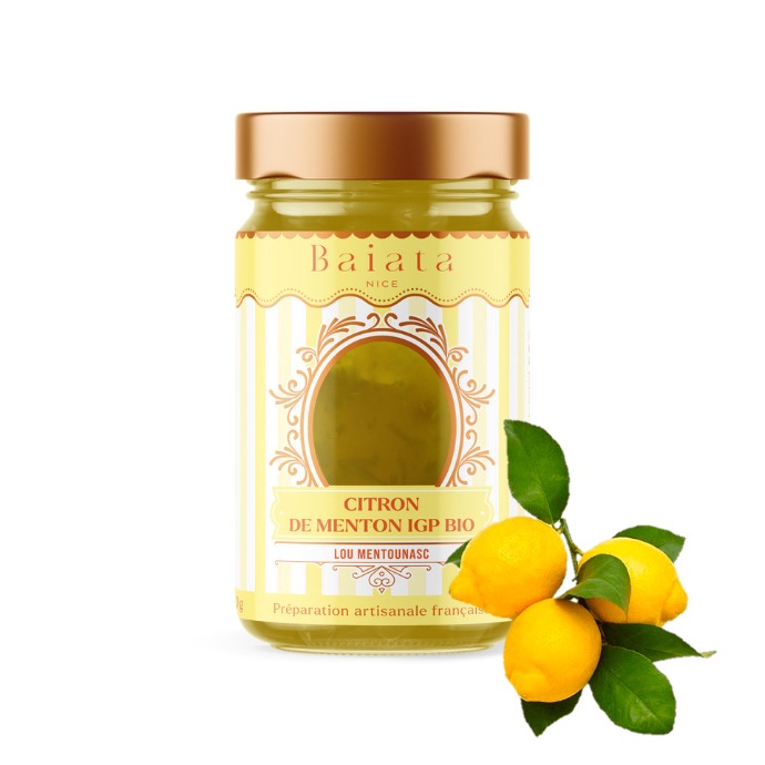 Délice de Fruits « Citron de Menton IGP » 230g Bio* - Baiata