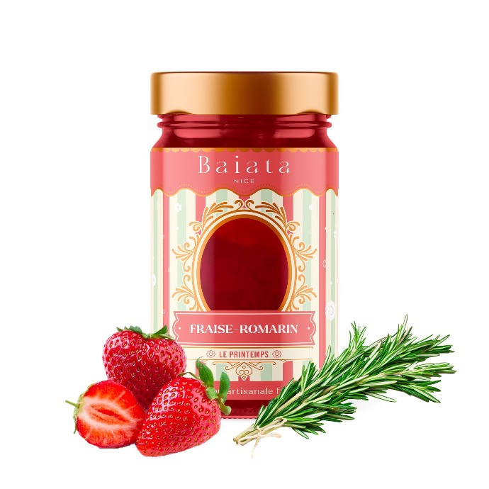 Fruit Delight strawberry and rosmary "The Spring" 230 g - Baiata
