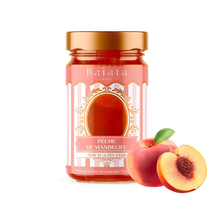 Fruit Delight: ‘Peach from the French Riviera’ 230g - Baiata