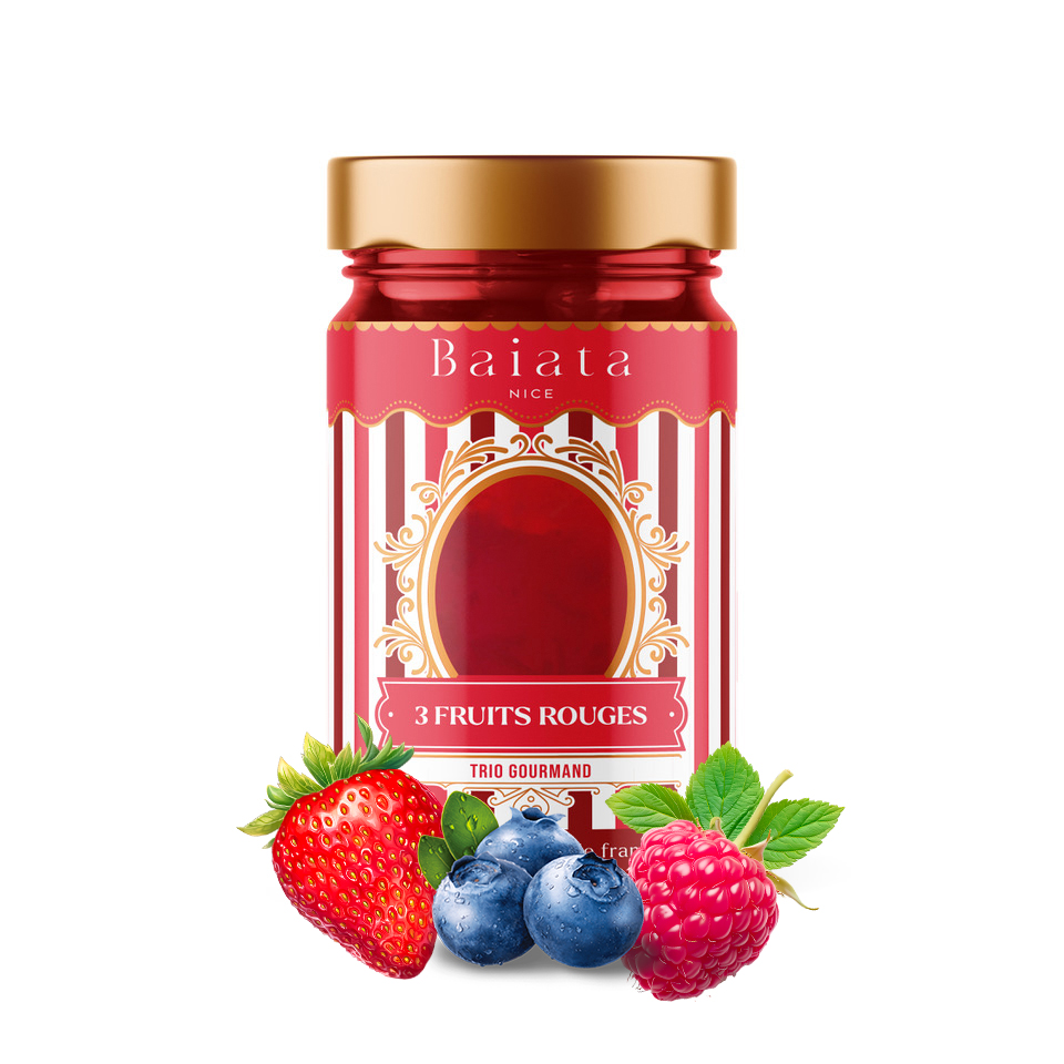‘3 Red Berries’ Fruit Delight 230g - Baiata