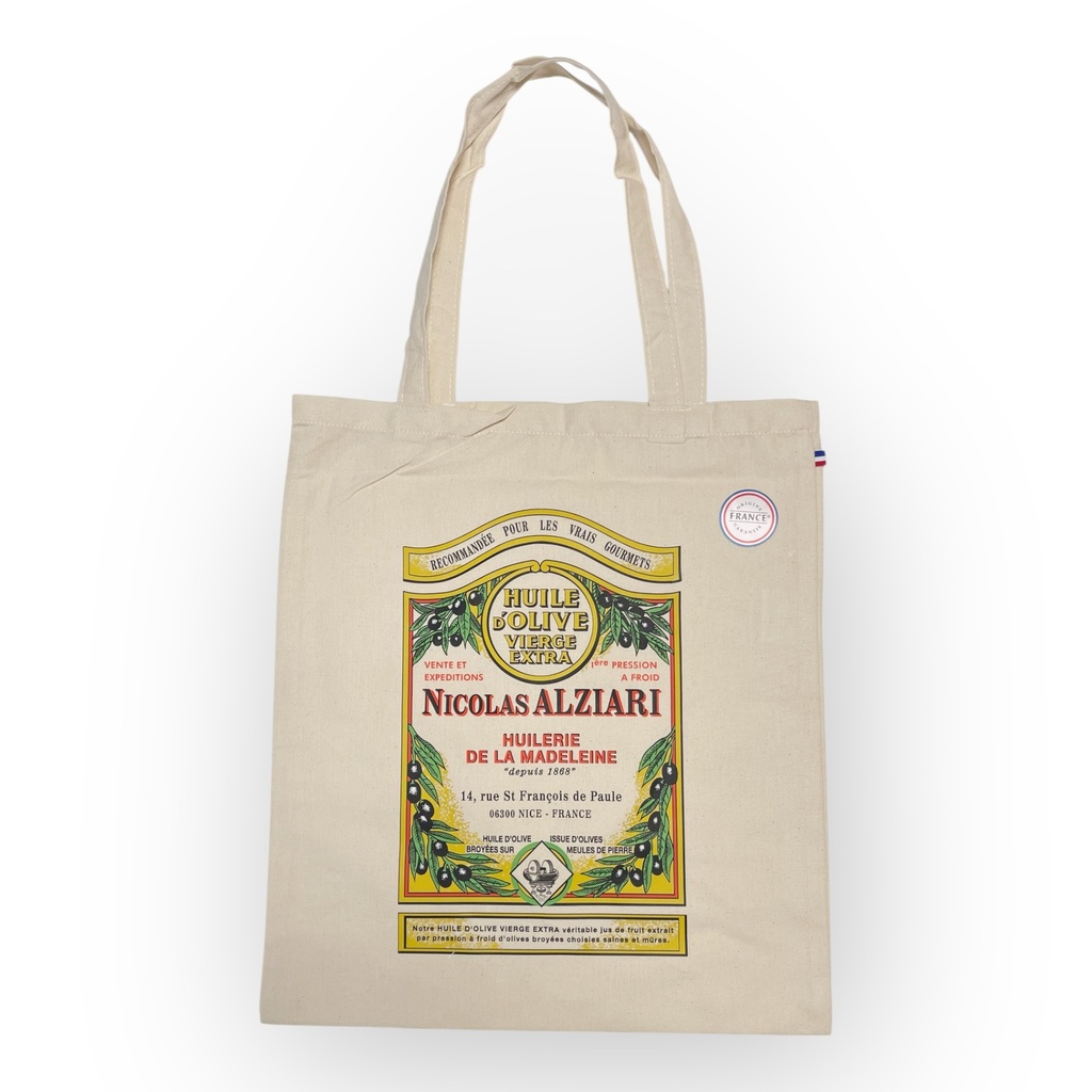 TOTEBAG 100% coton (woven and printed in France) - ALZIARI