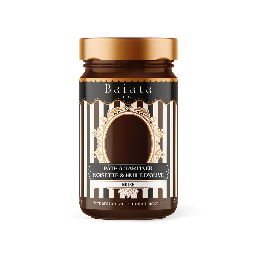 Pâte à tartiner : "Noire" 210 g - Baiata