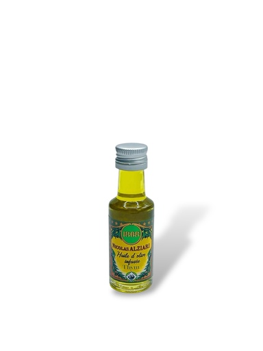 [5063] 20ml miniature glass bottle Olive oil Thym flavored - Alziari