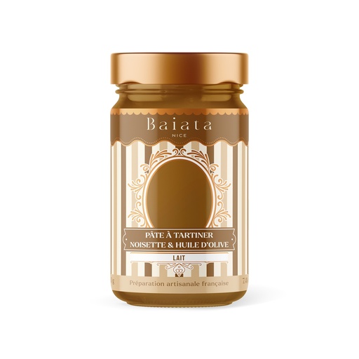 [5683] Pâte à tartiner: "Chocolat au lait" 210 g - Baiata