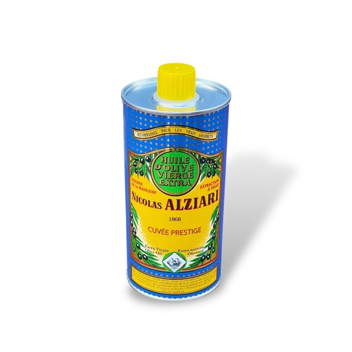 [1111] 500ml tin Olive oil fruity and soft - Cuvée Prestige - Alziari