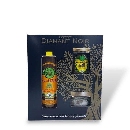 [4410] Coffret "Mon retour du marché DIAMANT NOIR"- Alziari