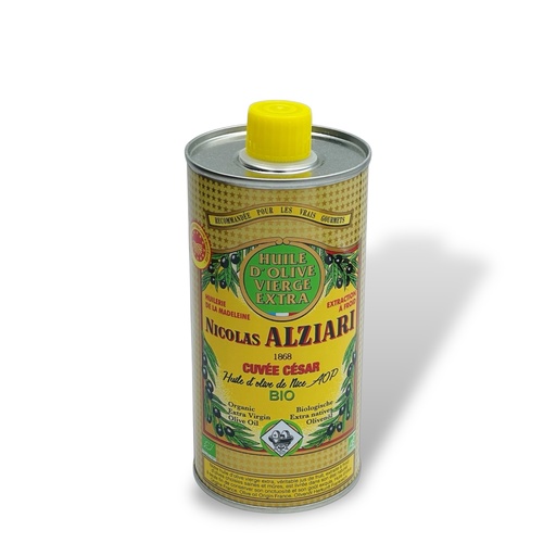 [4527] 500ml Dose Natives Olivenöl Extra - Cuvée Cesar GUB Nizza BIO* - Alziari