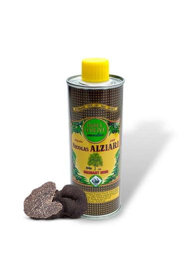 [4866] 250 ml tin Olive oil Truffle flavored - Alziari