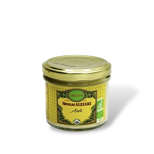 [1158] 95g jar Aioli* Organic - Alziari